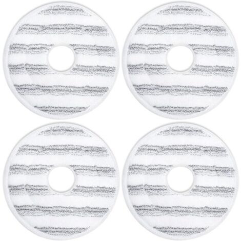 Pack of 4 Vileda Spin and Clean mop refills, washable and reusable to replace the Vileda Spin mop head
