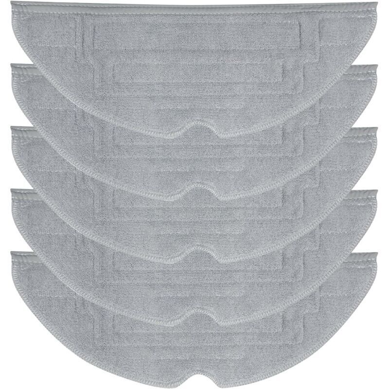Pack of 5 Cleaning Cloths for Roborock S8, S8+, S8 Pro Ultra Robot Vacuum Cleaner, VibraRise 2.0, Microfiber Mops for Replacement Accessories