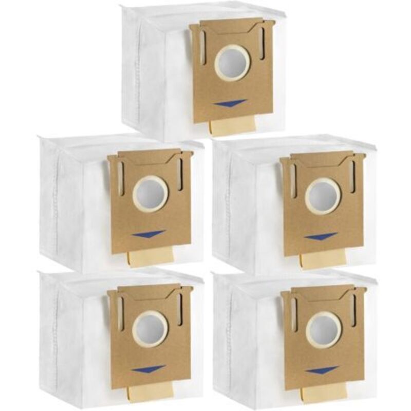 Pack of 5 replacement dust bags for Ecovacs Deebot T8T9AIVI+/POWER/Pro vacuum cleaner