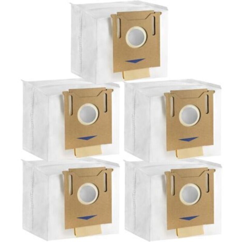 Pack of 5 replacement dust bags for Ecovacs Deebot T8T9AIVI+/POWER/Pro vacuum cleaner
