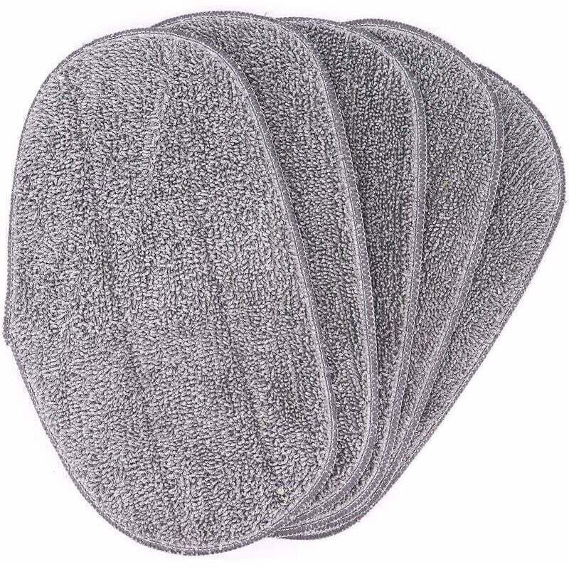 Pack of 5 replacement microfiber cloths for Leifheit CleanTenso steam mop