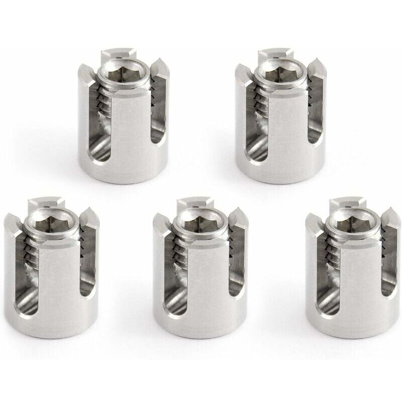 Pack of 5 stainless steel (A4) cable ties - For 2 mm cable - M8 (for 2 mm cable)