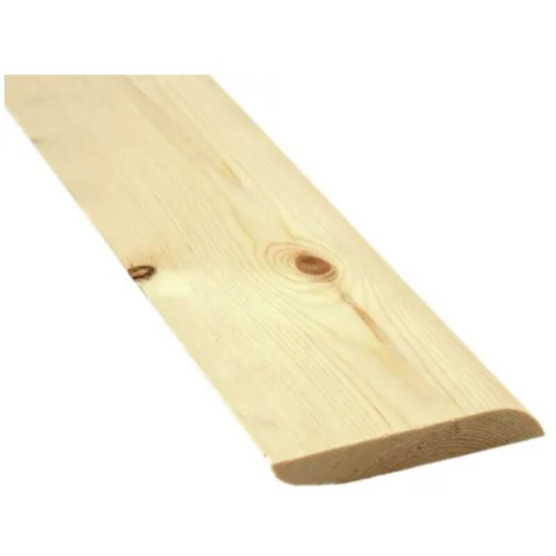 PACK OF 5 (Total 5 Units) - 14.5mm Redwood Chamfered & Pencil Round Architrave 19mm x 100mm (act size 14.5mm x 96mm)x 3000mm