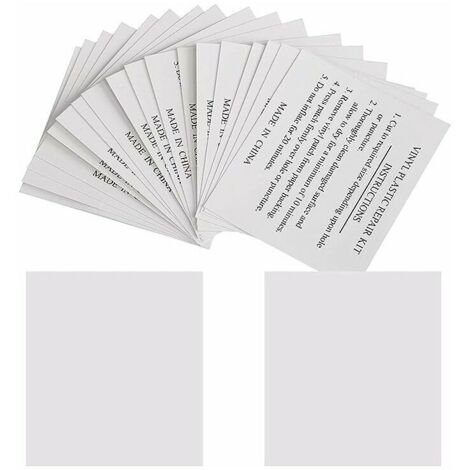 Pack of 50 repair patches, 5.5 x 6.5 cm. Repair patches for pools, mattresses, buoys, and inflatable hot tubs.