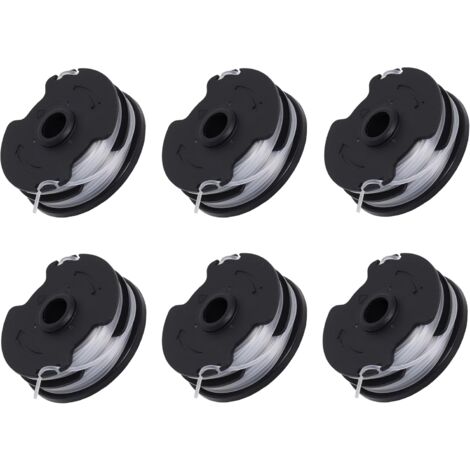 MEMKEY Pack of 6 replacement spools for Parkside PRTA 20-Li C3 cordless trimmer IAN351753