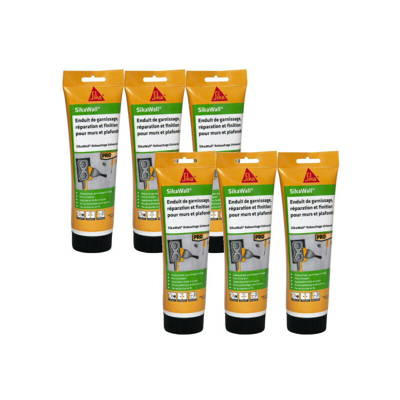 Sika - Pack of 6 Wall Universal Filler - 425g