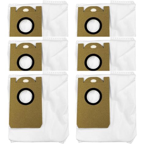 SEVENGIRL Pack of 6 sweeping dust bags for Honiture Q5, Q6, Q6 PRO, Laresar L6 Pro, Imou L11 Pro, Airrobo T10+, Neabot N2