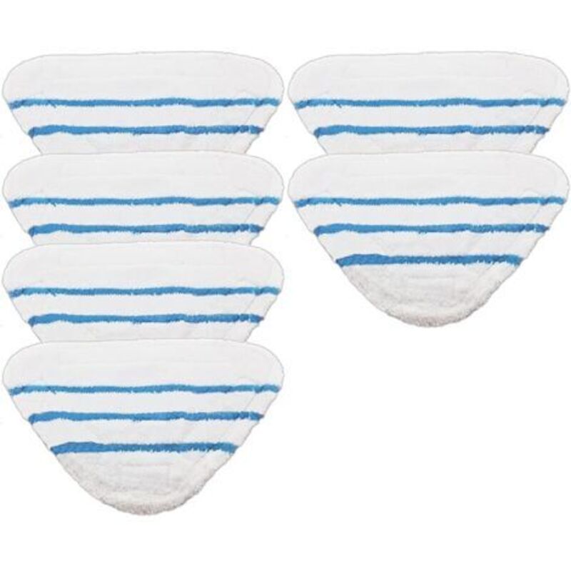 Pack of 6 washable pads for Beldray 5-in-1 and 9-in-1 steam cleaners.