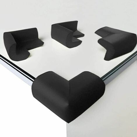 [Pack of 8] Table Corner Protectors, Soft Foam Baby Safety Corner Protectors Right Angle Anti-Shock Corner Protectors with Strong Adhesives for Tables and Any Sharp Furniture (No Odor)