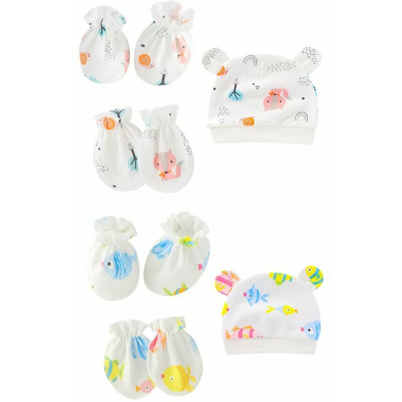 Pack Organic Baby Foot Covers and Mitts (6 Pack)