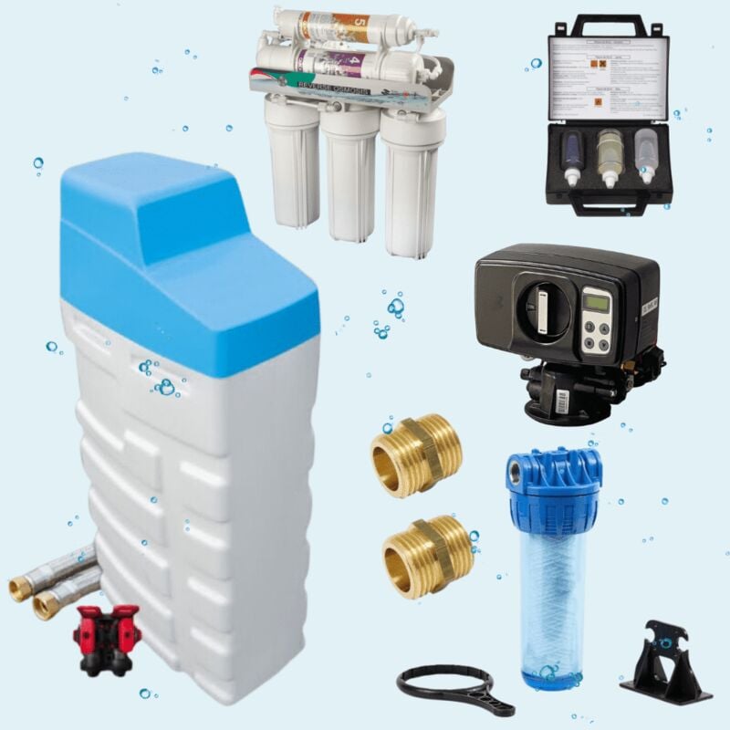 Watertech - Pack Adoucisseur 20 l water softener + Osmoseur + Accessoires