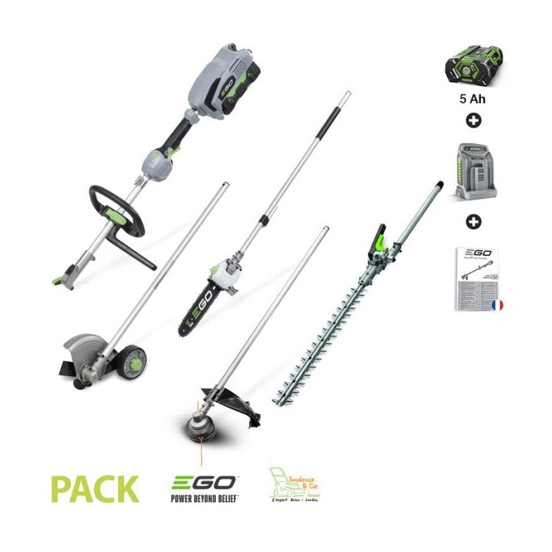 Ego Power+ - Pack outil de jardin multifonction à batterie 56v 4 en 1 Egopower