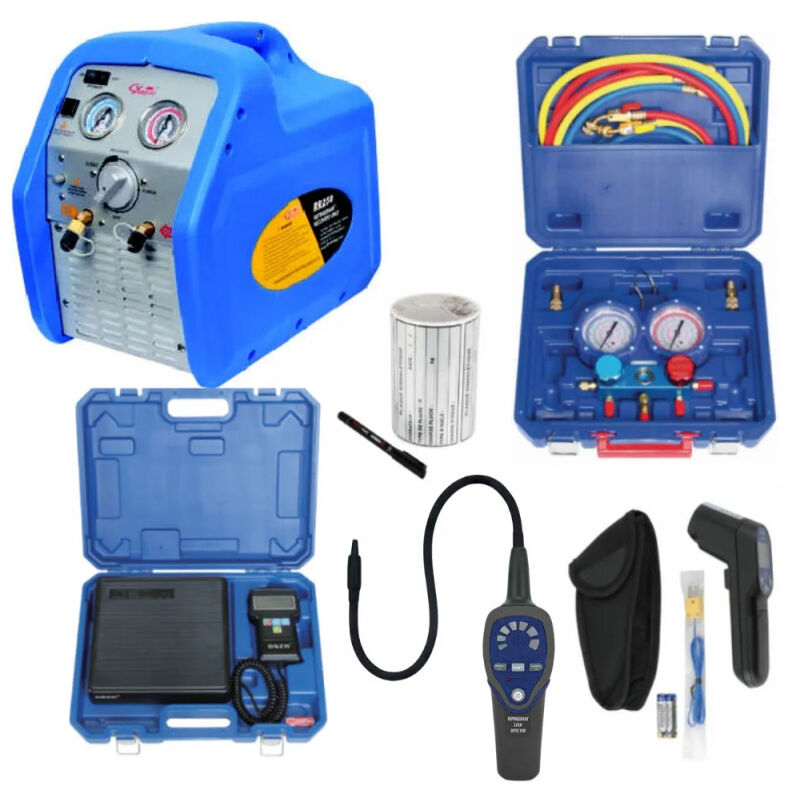 Pack outillage frigorifique attestation compatible tous fluides et hfc 32, 2 voies