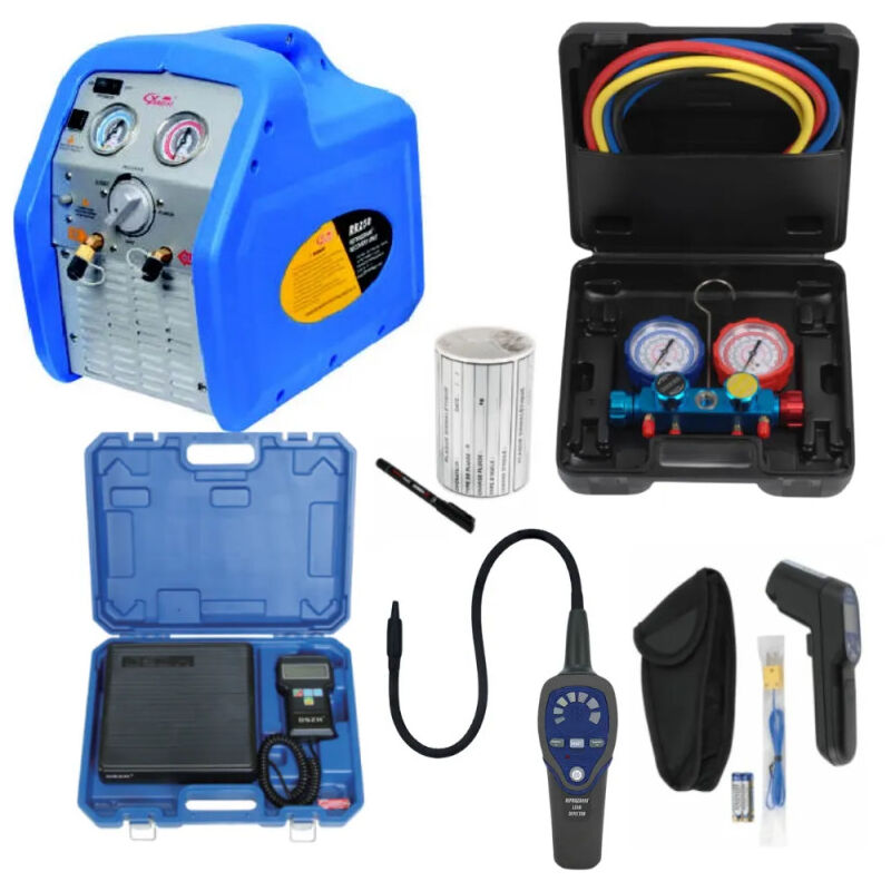 Pack outillage frigorifique attestation compatible tous fluides et r 32, 4 voies