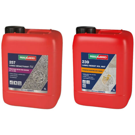Pack PAREXLANKO - Protection anti-tâches sols 239 - 5 L - Désactivant de surface 257 - 5 L