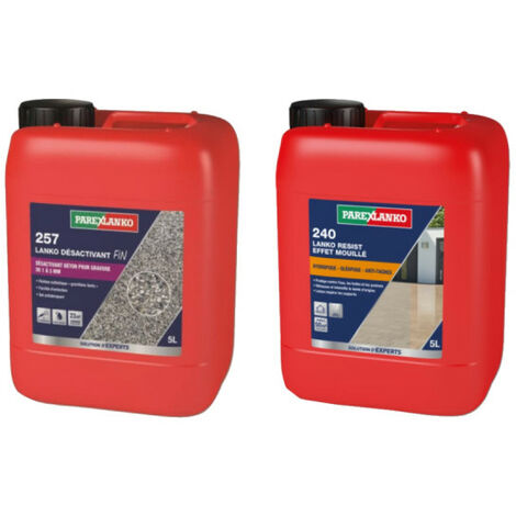 Pack PAREXLANKO - Protection anti-tâches sols 240 - 5 L - Désactivant de surface 257 - 5 L