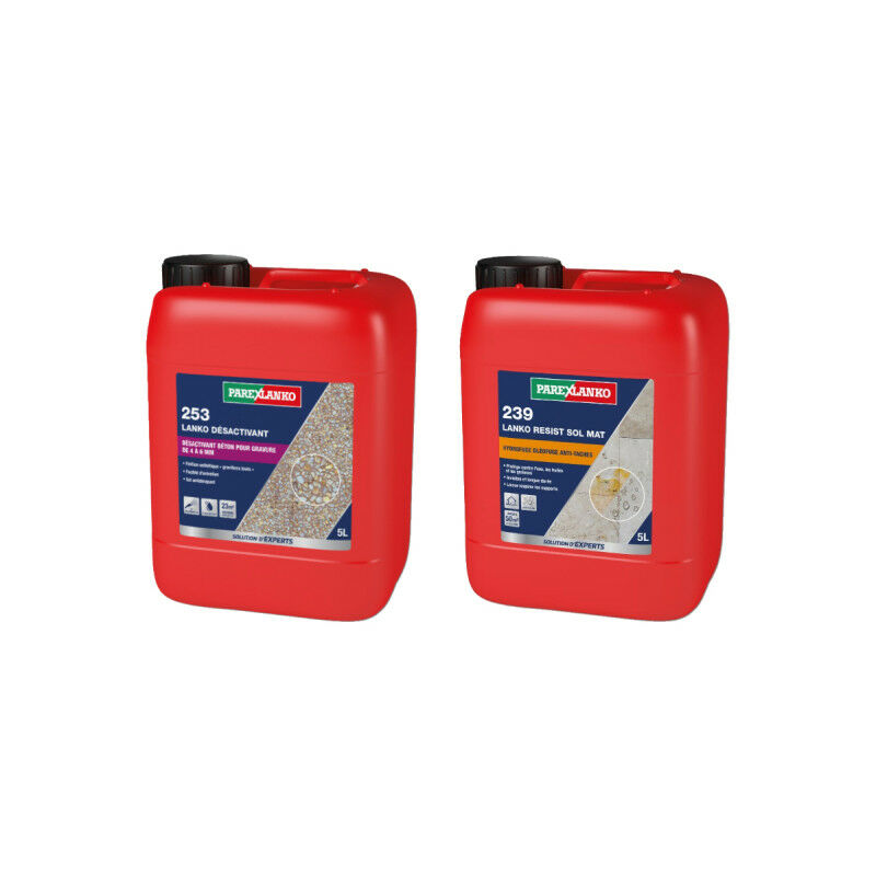 Parexlanko - Pack Protection anti-tâches sols 239 - 5L - Désactivant de surface 253 - 5L