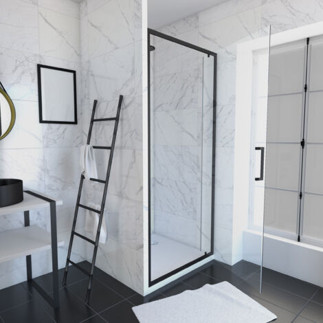 pack paroi porte de douche pivotante+ receveur a poser - 90x90 pivotante -crush moon pivotante 90x90