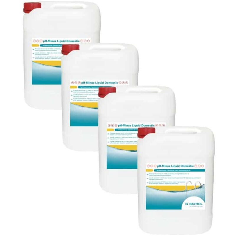 Bayrol - Pack pH Minus Liquid Domestic 20 l Quantité Pack de 4