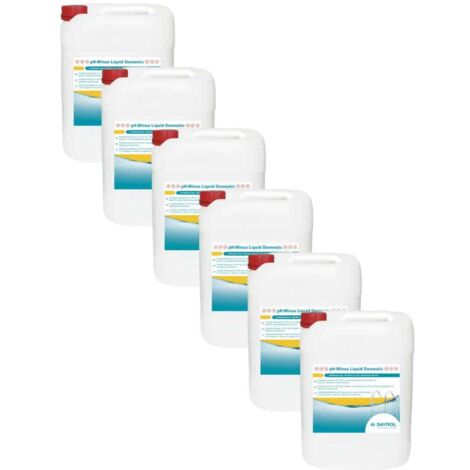 Pack pH Minus Liquid Domestic 20 L BAYROL Quantité Pack de 6