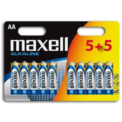 PACK PILES LR6 5+5 GRATUITES MAXELL