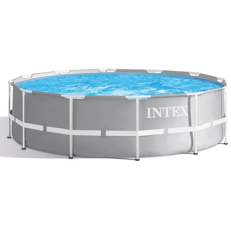Piscine tubulaire Prism Frame - Ronde - 3,66 m x 1,22 m de Piscine tubulaire - Intex