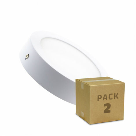 [#] Pack Plafones LED 12W Circular Ø170 mm (2 un)