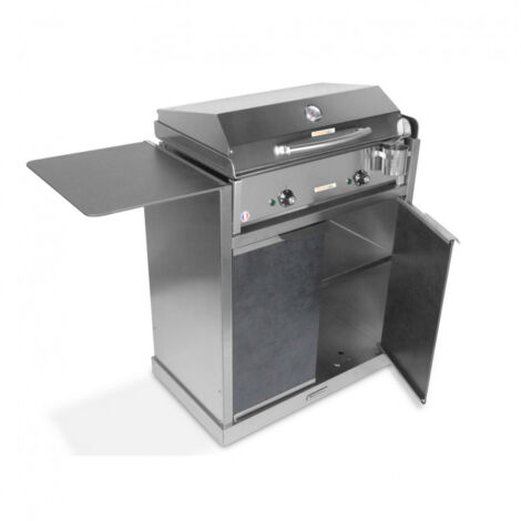 Pack plancha électrique ANTHEA E650 + Meuble complet - PLANCHAELEC