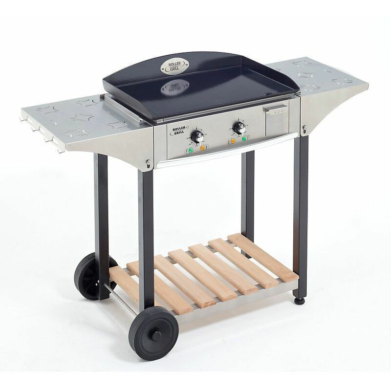 Pack Plancha Électrique Roller Grill 60 x 40 cm + Desserte