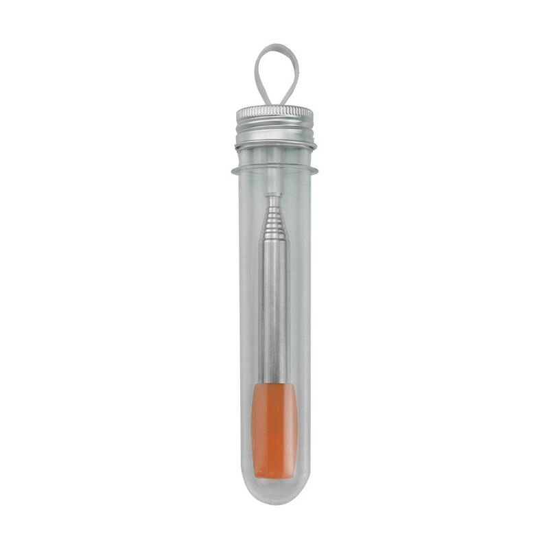Image of Pack Pocket Fire Blowguns Foldable Stainless Steel Fire Bellows for Camping