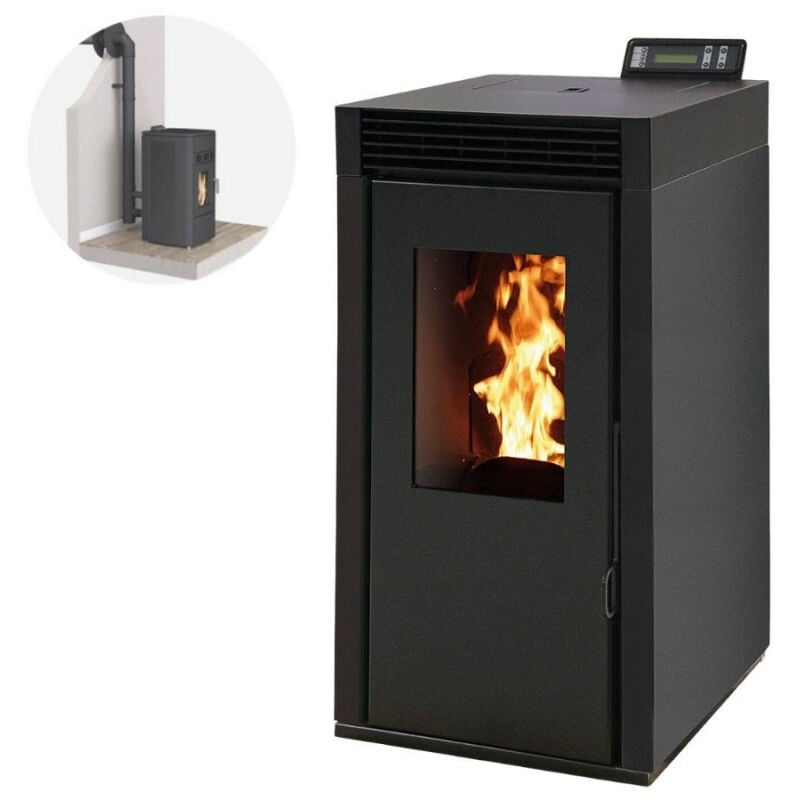 Pack Poêle à granules marina 6 Etanche + Kit Conduit Ventous