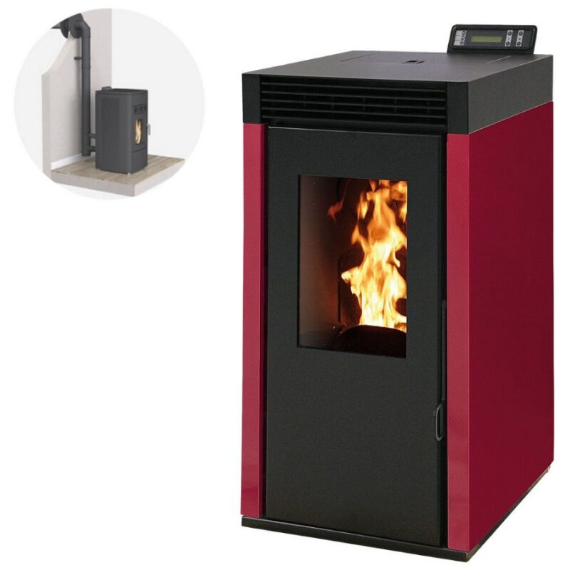 Pack Poêle à granules marina 6 Etanche + Kit Conduit Ventous