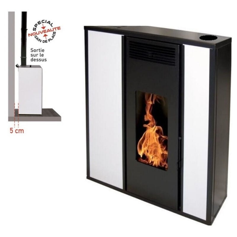 Pack Poêle à granules tessa 10 Etanche sortie Concentrique s