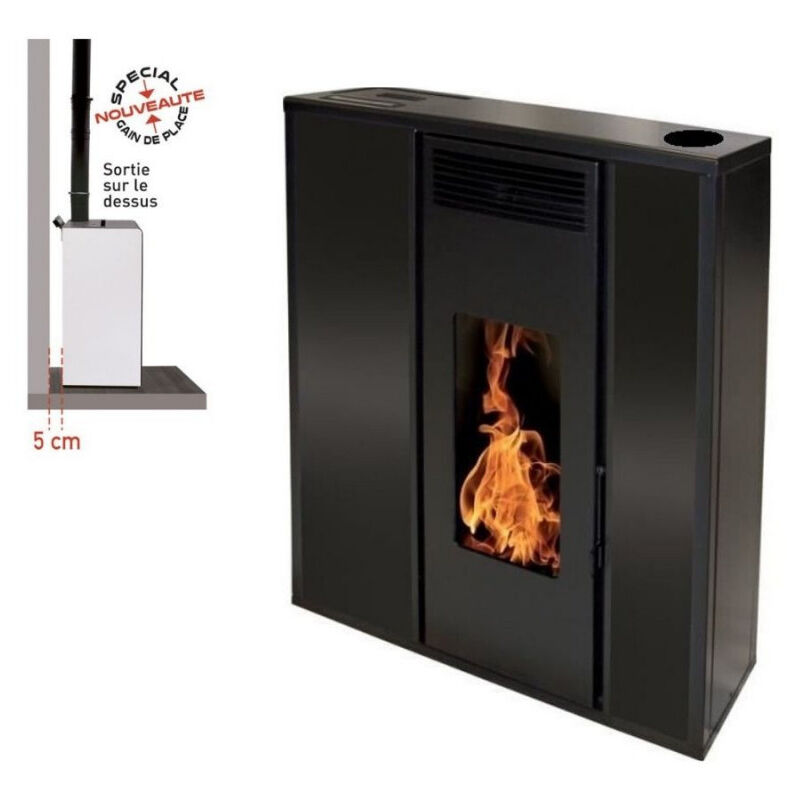 Pack Poêle à granules tessa 10 Etanche sortie Concentrique s