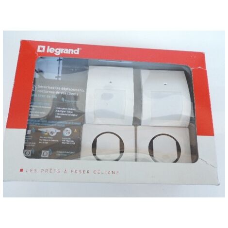 Pack pour création chemin lumineux avec détecteur radio/ZigBee pour facilité déplacement nocturnes Céliane PAP LEGRAND 067278