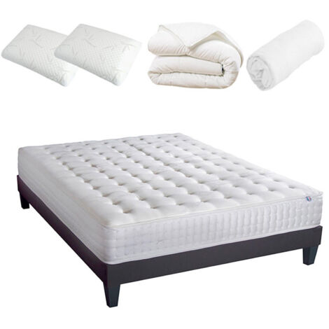 Pack prêt à dormir Châtelet Blanc 140x190 cm