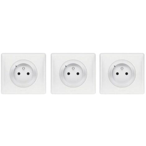 Pack prises connectées Dooxie blanc