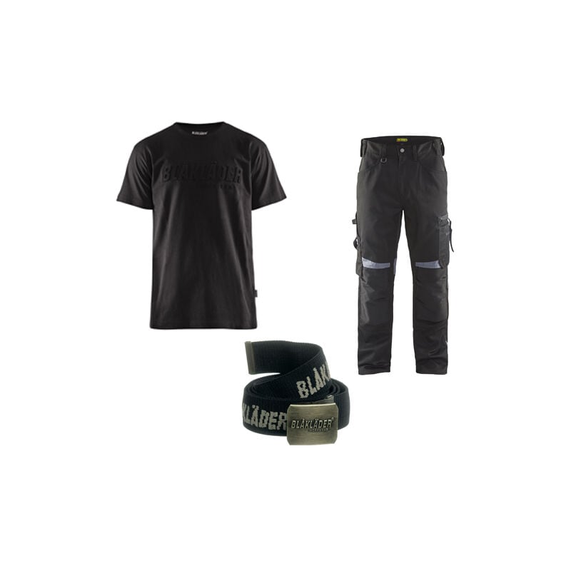Pack Promo Pantalon 1556 T44 avec t-shirt TL et ceinture - BLÅKLÄDER - PACK 1556 T44