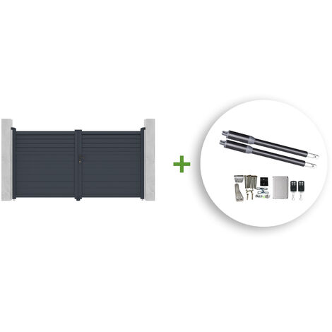Pack puerta batiente 3m CARPATIA 300 x 160 cm + RANGER B150