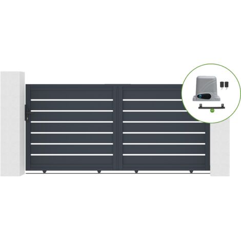 Pack puerta corredera automática 3m VOGEL H.140 cm + motor RANGER C300