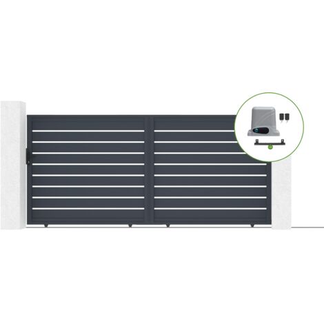 Pack puerta corredera automática 4m VOGEL 400 x 180 cm + motor RANGER C300