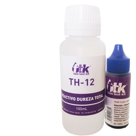 Pack recambio reactivos dureza TH11 22ml + TH12 100ml FTK
