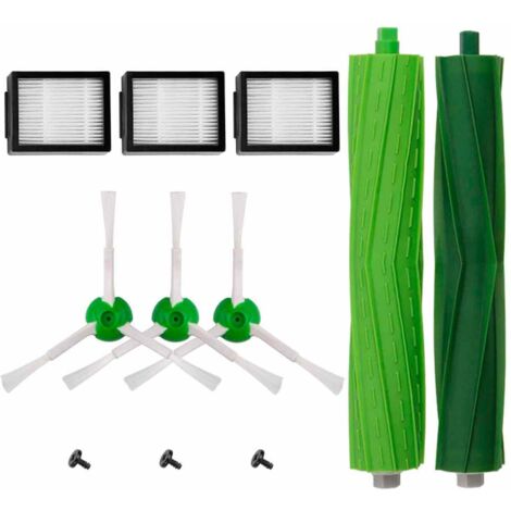 Pack Recambios ROOMBA SERIE E5 E6 i7 i7+ Filtros Cepillos Rodillos