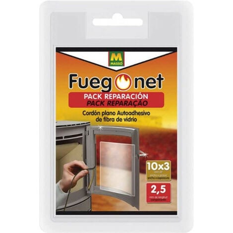 FUEGO NET Pack réparation MASSO - cordon plat - auto-adhésif - 2,5m - 85882