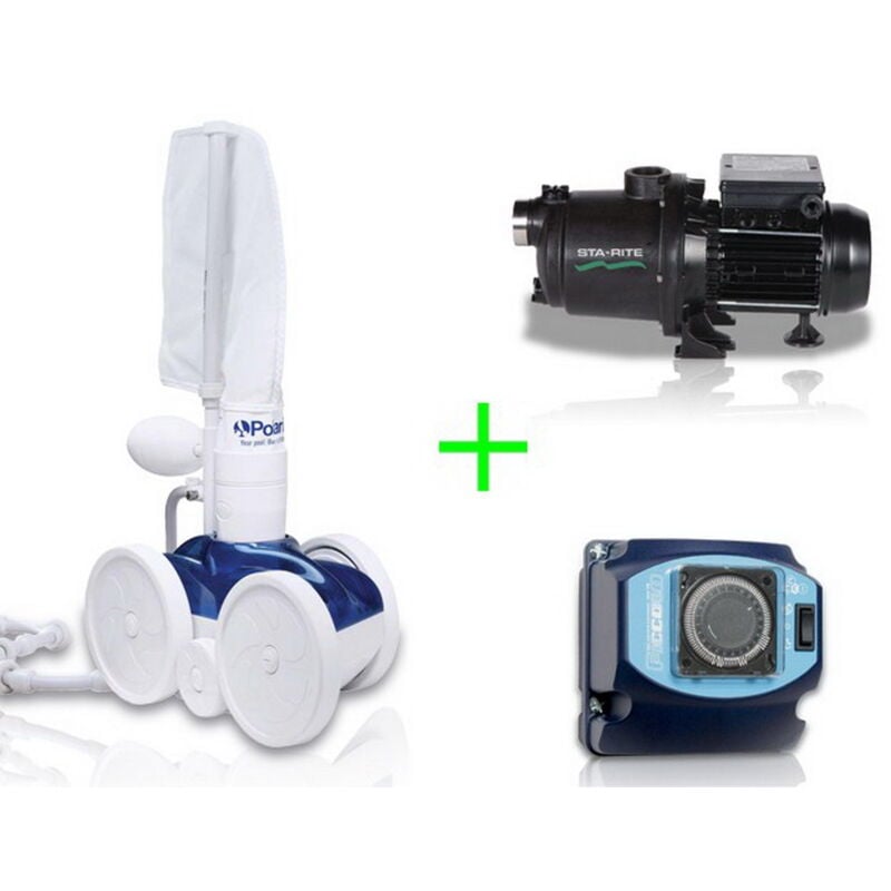 Polaris - Pack robot hydraulique 280 avec surpresseur 1cv mono et coffret