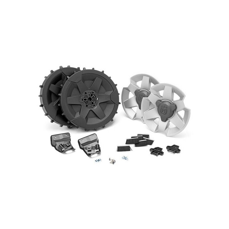 Pack roues arrière tondeuse robot Husqvarna terrain pentu