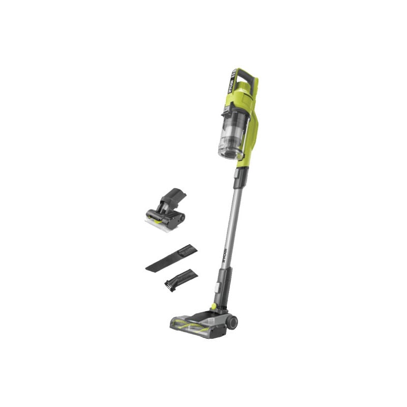 Ryobi - Pack Aspirateur balai - RSV18-0 - 18V One+ - 500ml - Sans batterie ni chargeur - Tête pour poils d'animaux - rsvmbb - 13cm