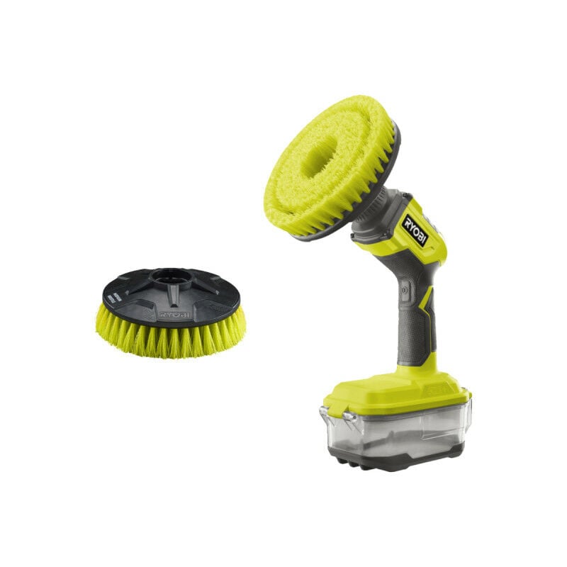 Ryobi - Pack Brosse motorisée R18CPS-0 - 18V One+ - sans batterie ni chargeur - Tête de brosse rakscrubm maison et mobilier de jardin
