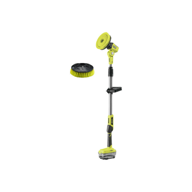 Ryobi - Pack Brosse motorisée télescopique R18TPS-0 - 18V One+ - sans batterie ni chargeur - Tête de brosse rakscrubm maison et mobilier de jardin