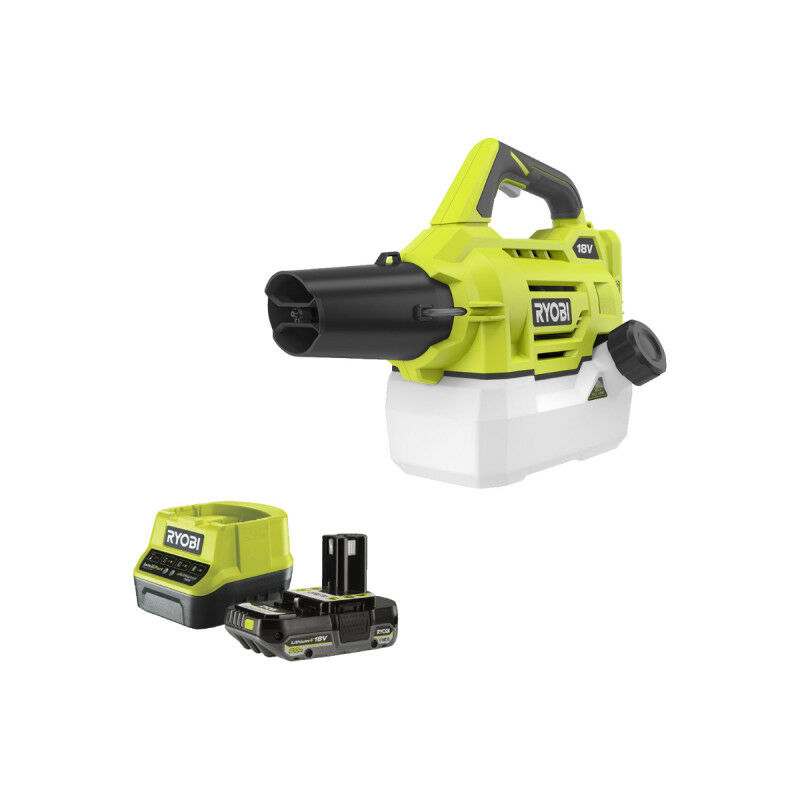 Pack Ryobi Brumisateur 18V One Plus 2L - RY18FGA-0 - 1 batterie 2.0Ah - 1 chargeur rapide RC18120-120